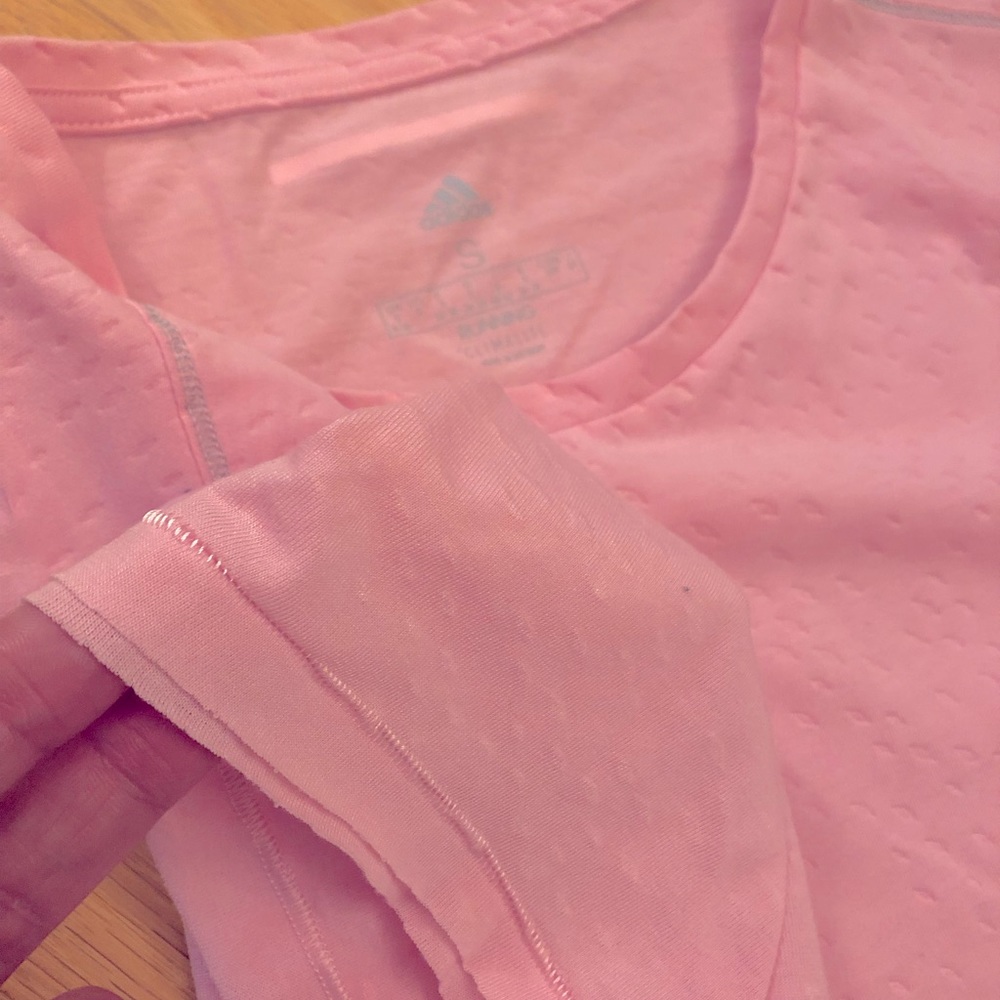 Adidas climalite running top- short sleeve